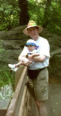 Josh and Daddy at the Zoo